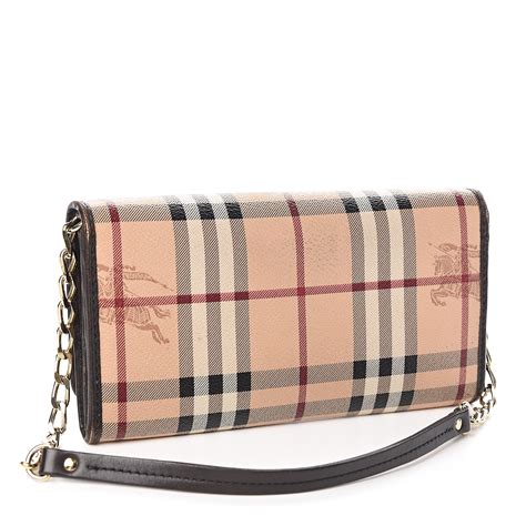 burberry haymarket check wallet with chain|Burberry haymarket wallet price.